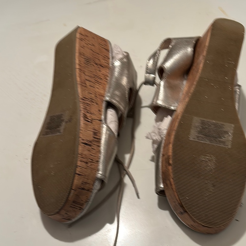 Kids Silver Sandals - Picture 3 of 3